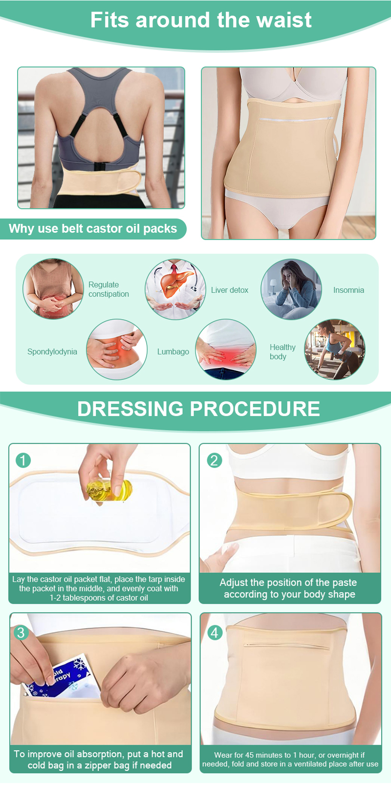 castor oil packs best Supplier