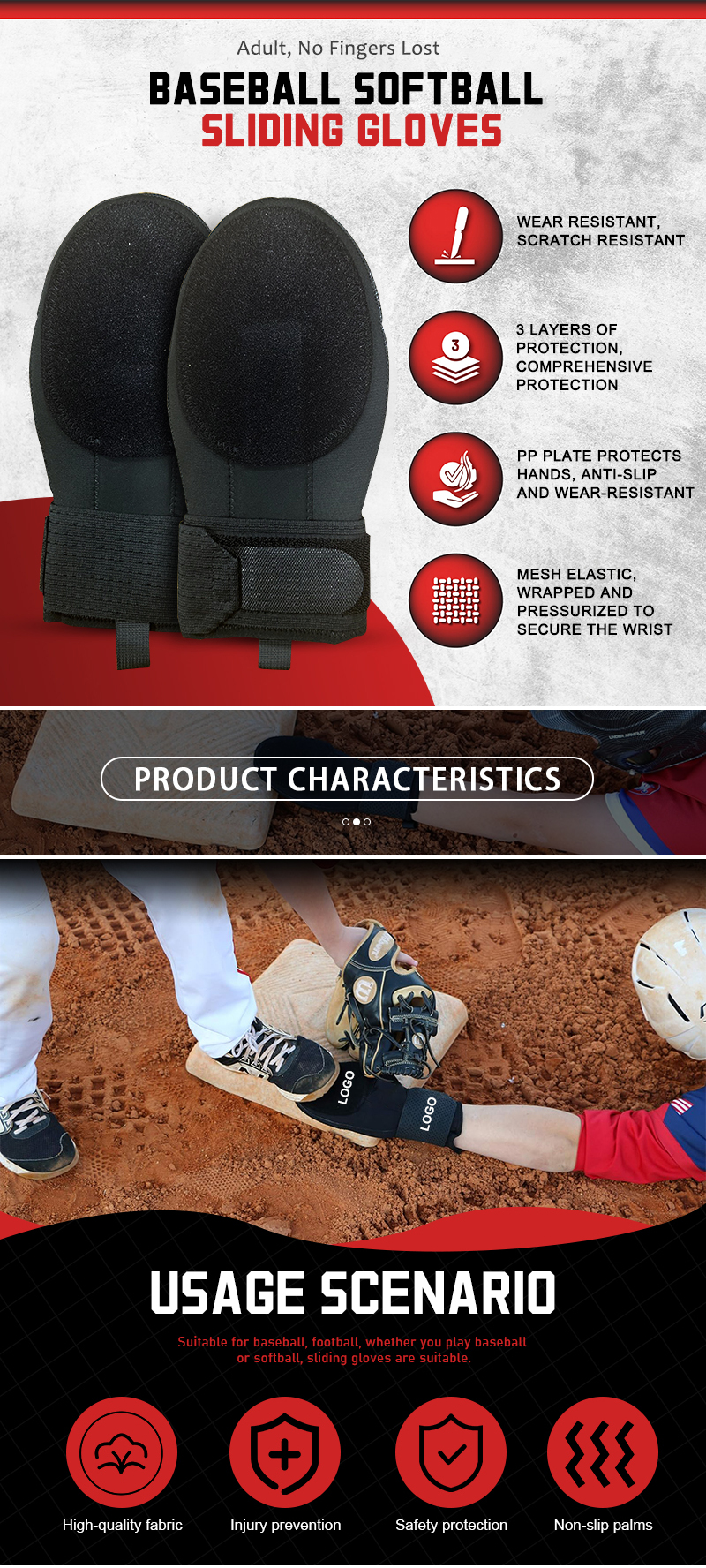 orange sliding mitt ODM