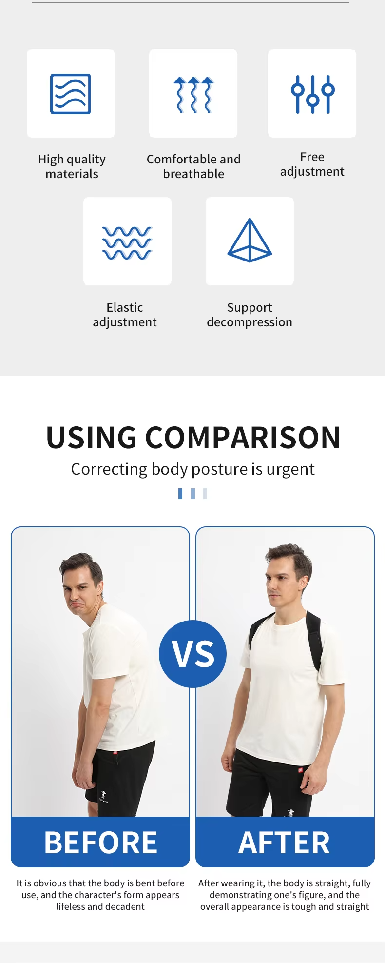 back brace posture corrector Vendor