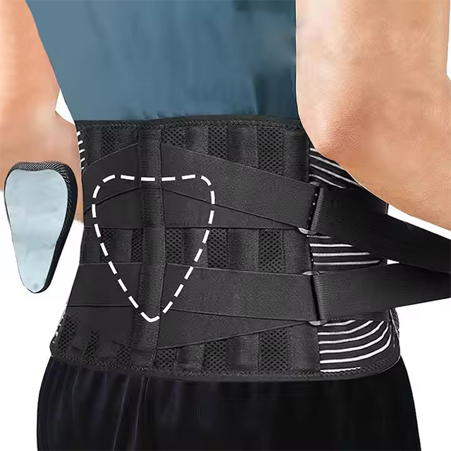 HY01B Neoprene Material Waist Support With Support pads Waist Belt for Abdominal Muscle Training Supplier