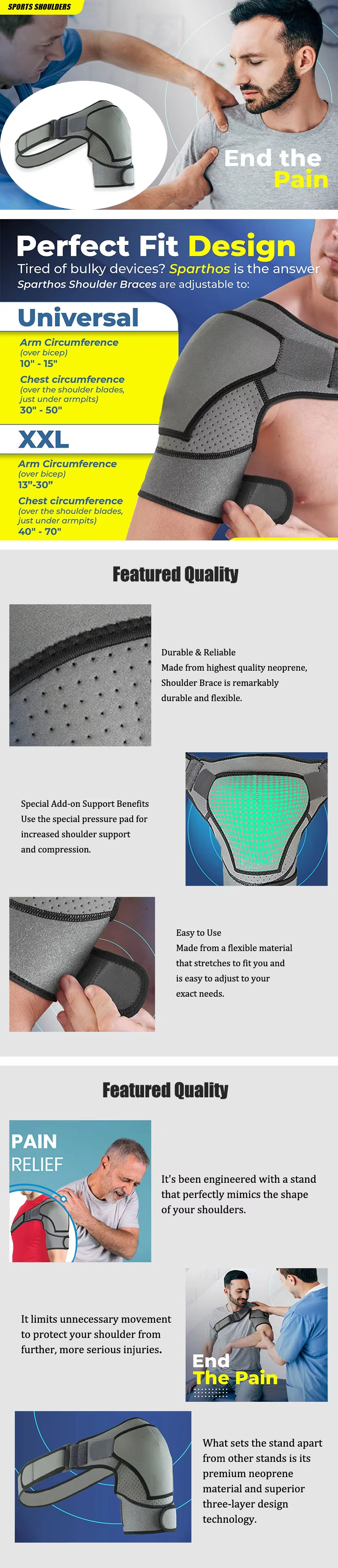 Shoulder brace for pain Bulk