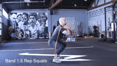 一点五次深蹲