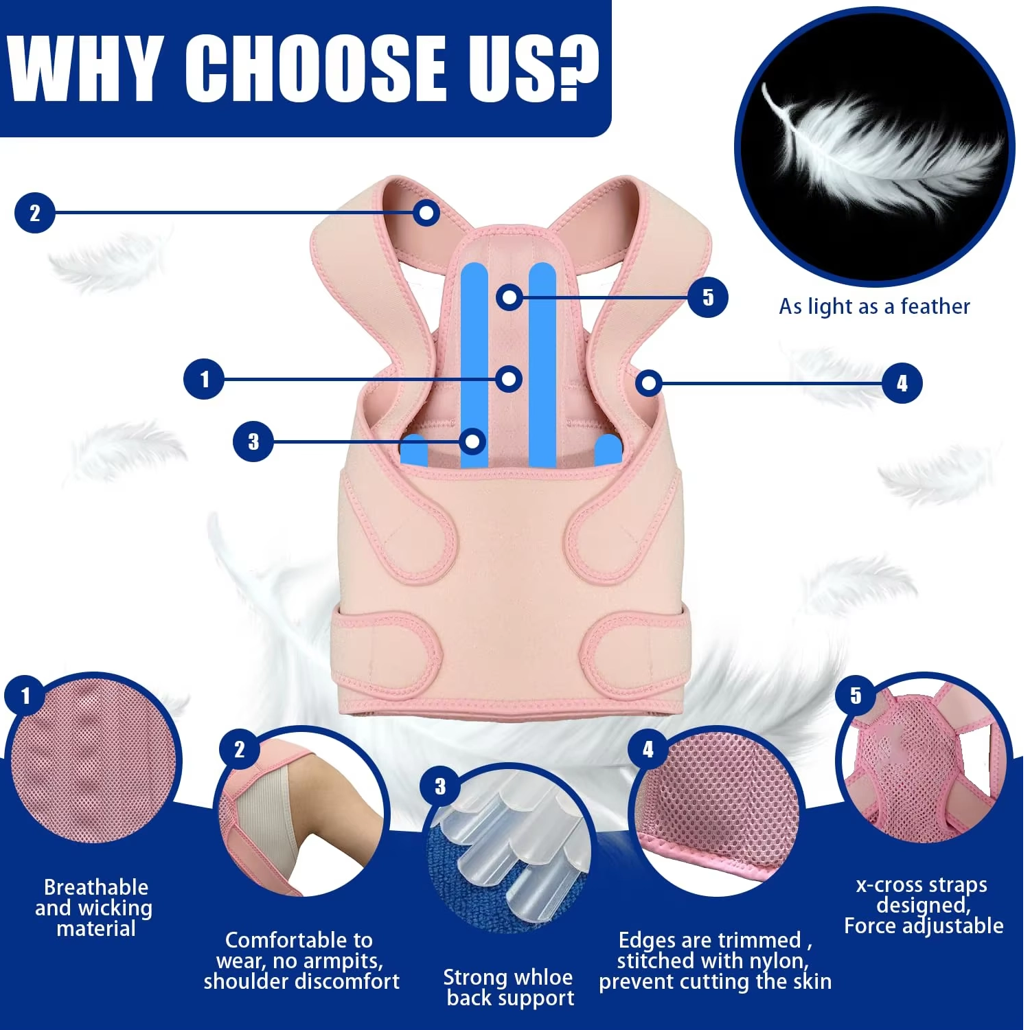 hunchback correction belt bulk
