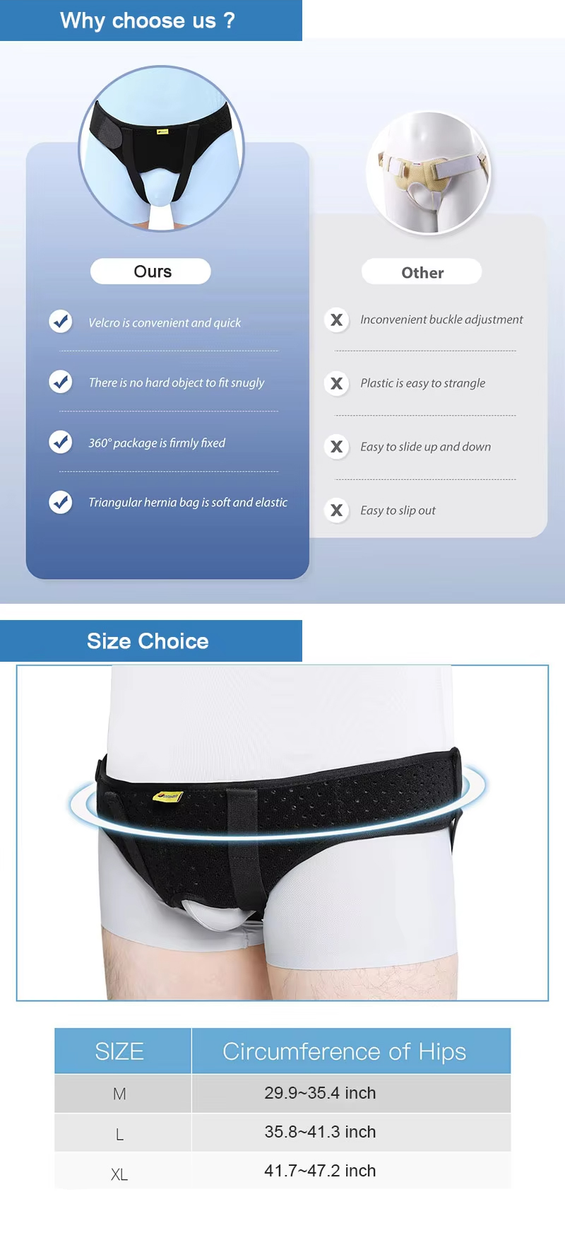 best inguinal hernia belt for male Wholesale